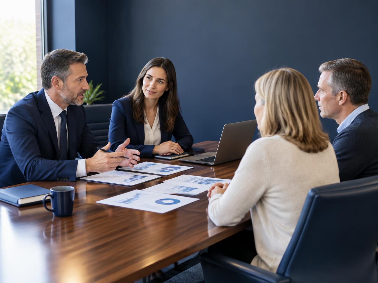 Nexora advisors meeting with clients